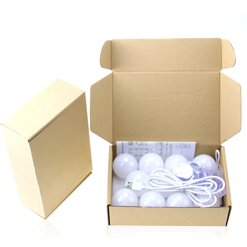 Туалетный столик светодиодный зеркальный светильник 12 В для макияжа лампа