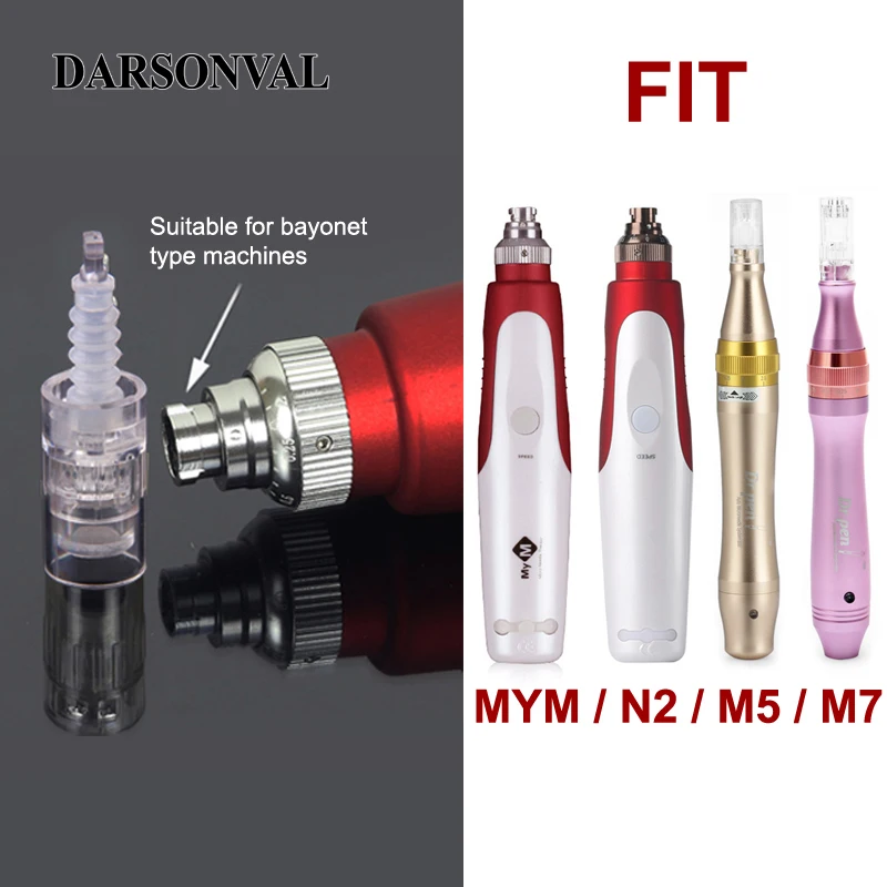 Сменный картридж с пряжкой DARVONSAL 10/20/50 шт. для микро-ручки MYM/N2/M5/M7 9/12/24/36/42pin/круглая