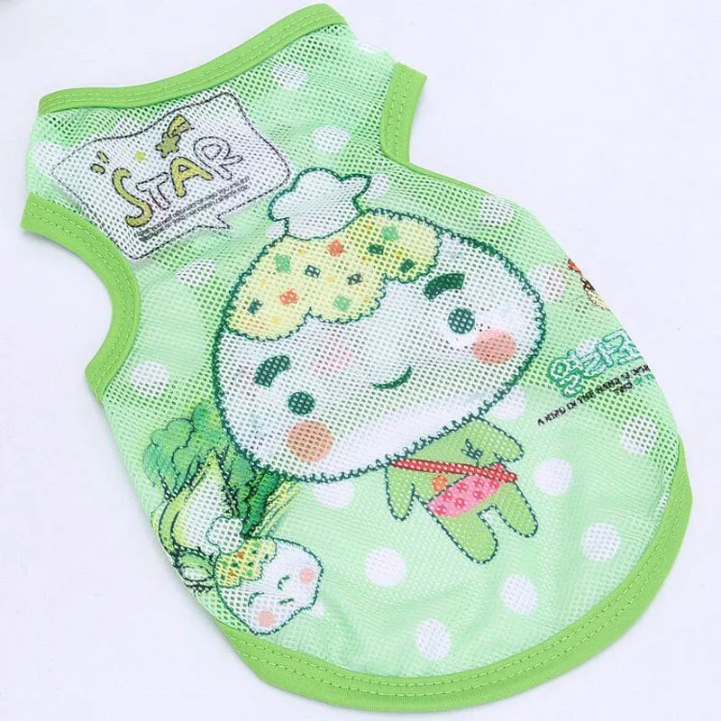 

Cute Small Dog Vest Summer Grid Clothes Breathable Clothing for Pet Puppy Cat T-shirt MU8669