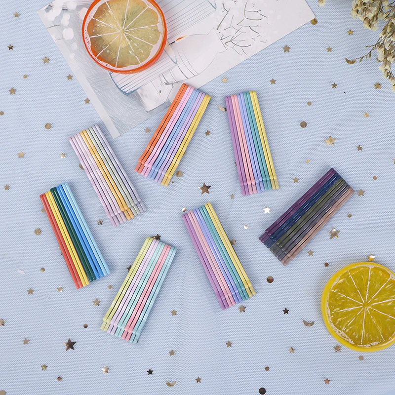 2 Sets (10pcs Per Set) Hair Clips Summer Ladies Girls Wave Hairpins Styling Accessories Salon Invisible Hair Clips