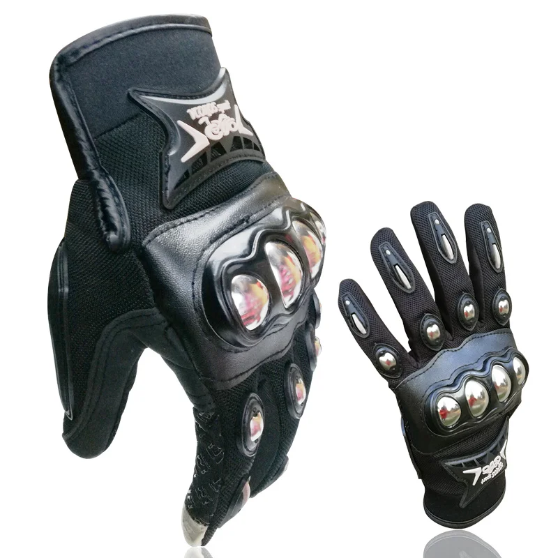 Full finger motorcycle gloves for GP pro racing guantes de moto verano steel protective shell atv dirtbike motocross | Автомобили и