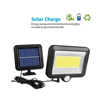 

Detachable Solar Power Led Light Waterproof Solar Lights for Garden Decoration 56/30 LED Motion Sensor Outdoor Security Lighting