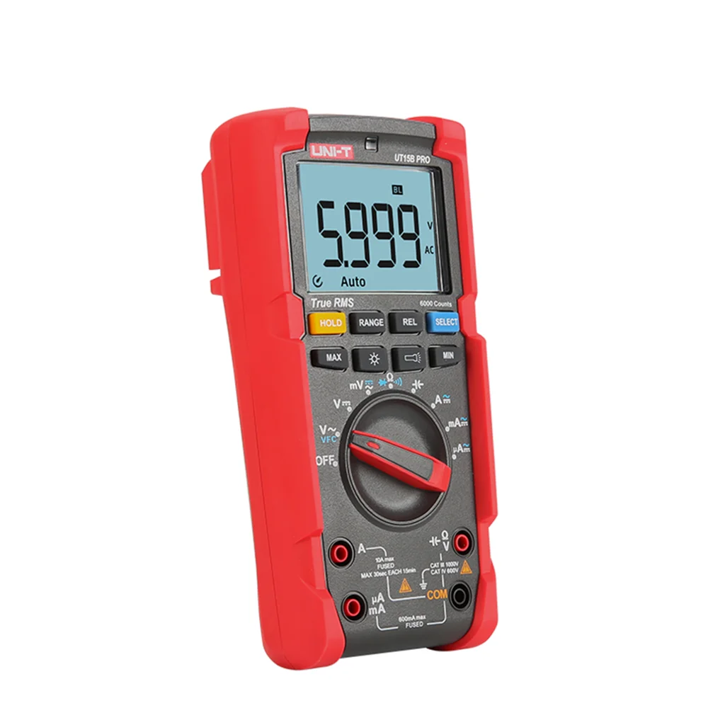UNI T UT15B PRO / UT17B True RMS цифровой мультиметр замена для Fluke 15B +/17B + VFC подсветки CAT Ⅲ 100