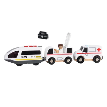 Electric Train Railcar Toy Safe Magnetic Locomotive Set  for Children kids Gifts Games Toys Electric Train Railcar Toy Safe 1