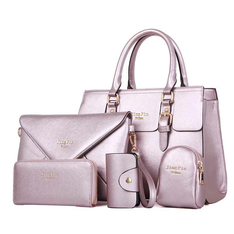

WOMEN'S Bag Europe And America Five-Piece Different Size Bags New Style Fashion Stereotypes Handbag Shoulder Bag
