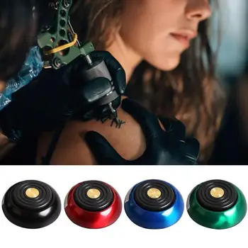 

Stainless Steel Round Tattoo Foot Pedal Switch Fashion Strength Stability High Performance with 1.5m Cord Tattoo Accessories