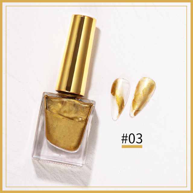 Watercolor Marble Nail Gel Polish Faster Dry Blooming  Manicure Freedom Colour Ink Painting Gel Design Varnish#9