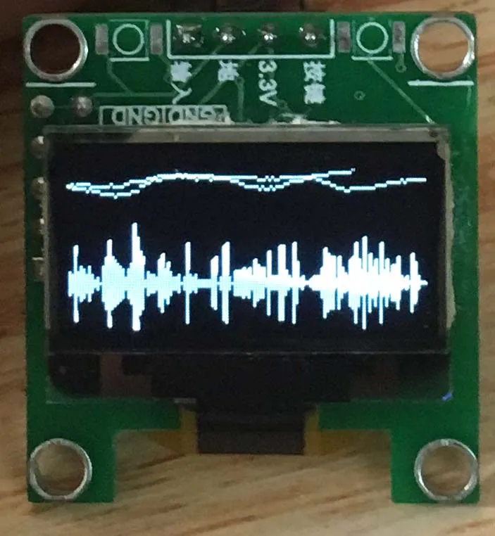 Модуль дисплея OLED музыкального спектра DIY