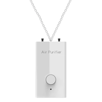 

Hanging Neck Air Purifier Personal Wearable Mini Portable Negative Ion Necklace Air Purifier