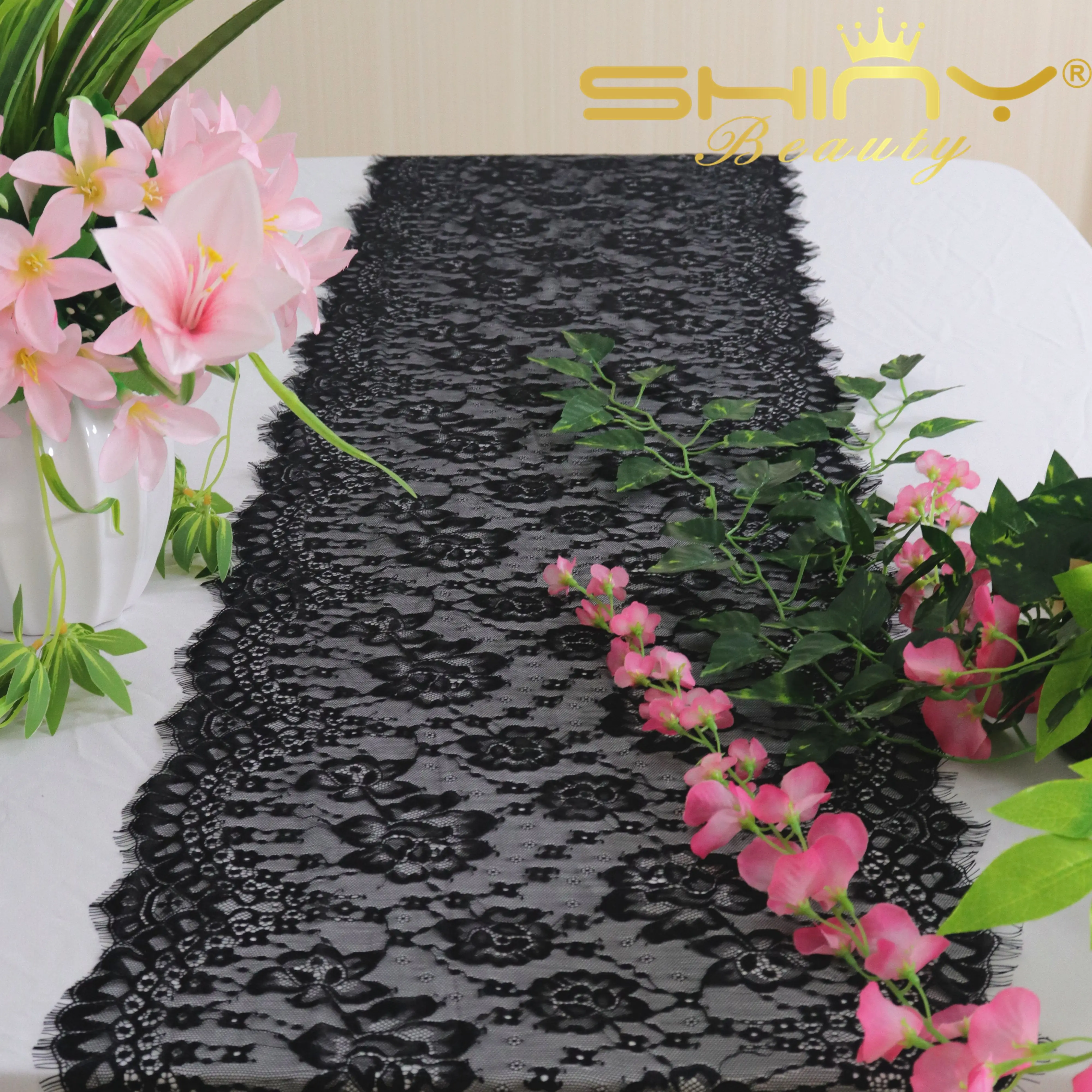 

Rural Macrame Dining Room Table Runners Coffee Table Runner Lace Black Table Runner For Party-M190830