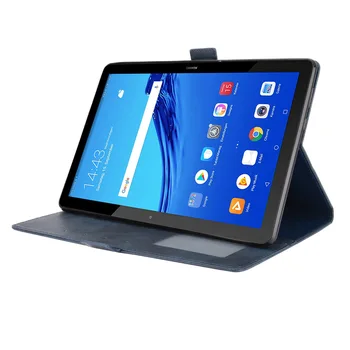 

Leather Flip case for Huawei MediaPad T5-10.1 back Cover with card stand Magnetic buckle