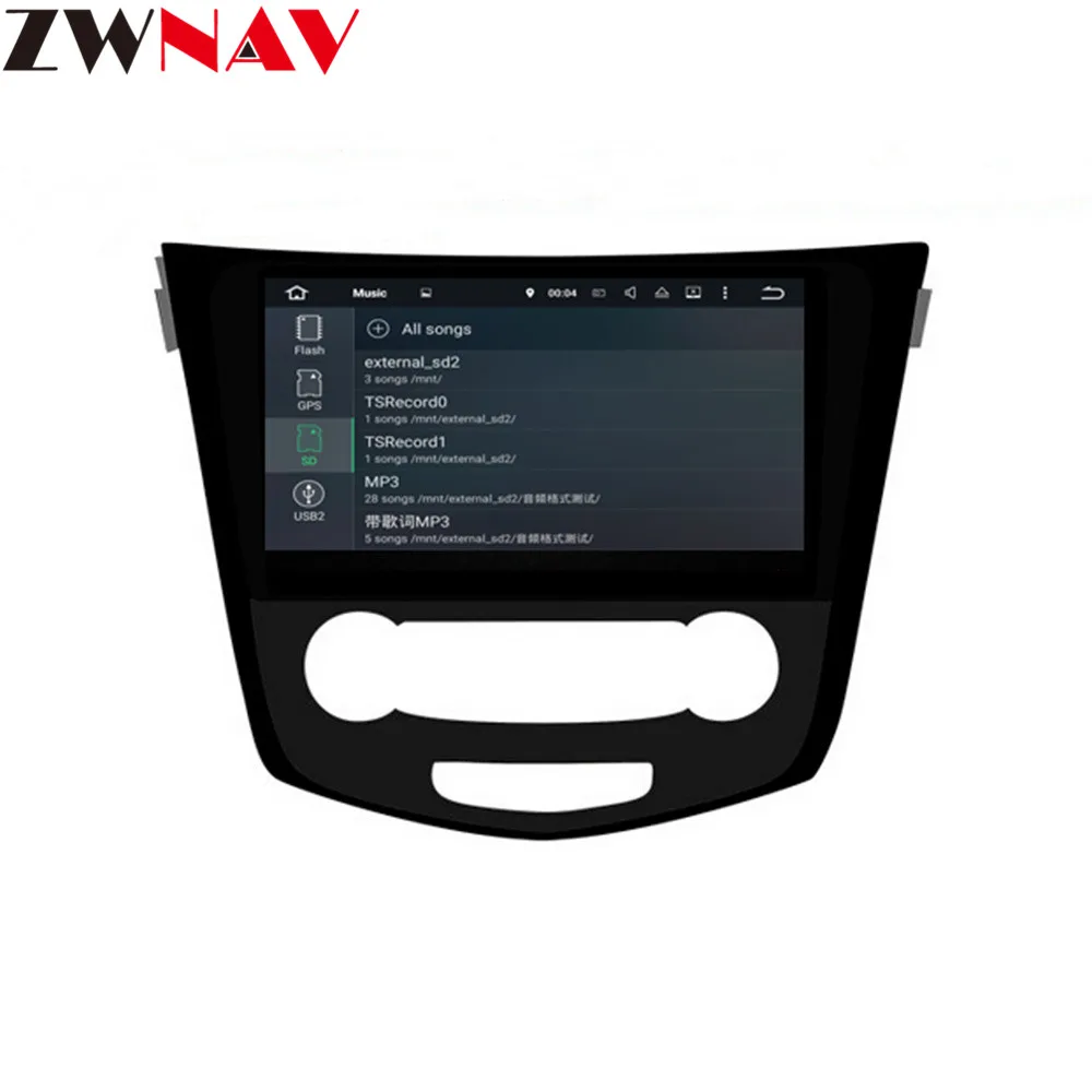 Discount 10.2" Android 8.0 Car GPS Radio for Nissan X-Trail Qashqai J10 J11 2014 2015 2016 2017 BT Stereo Multimedia Navigation head unit 4