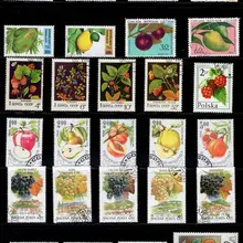 50 шт./лот штамп с изображением фрукта тема все разные из многих стран нет повторения почтовые марки с почтовым знаком для сбора