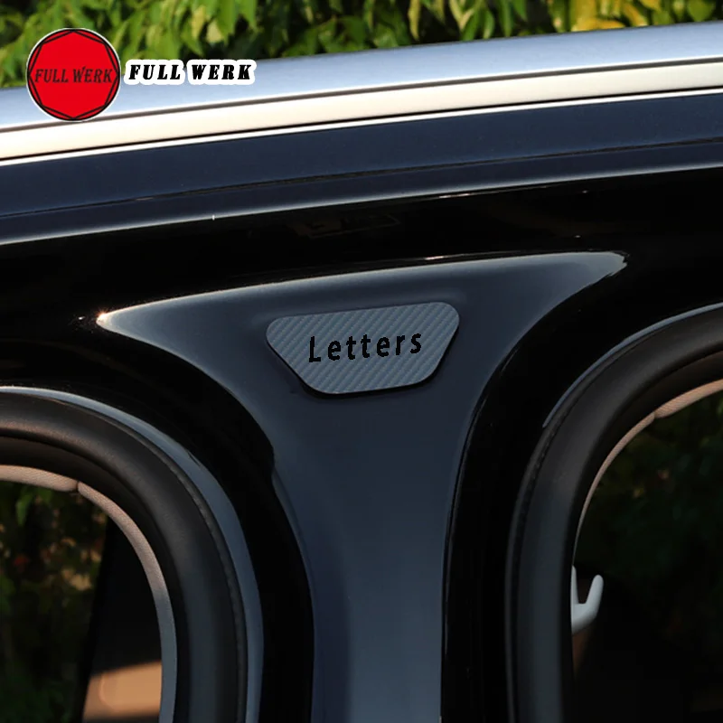 

Stainless Steel Car Styling B Pillar Cover Decoration Sticker Plate for Touareg 19 Window Column Sequins Auto Accessories