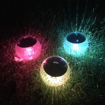 

Waterproof Ball Shaped Solar Floating Lamp Multi-color Swimming Pool Lake Home Garden Lawn Decoration Led Underwater Light