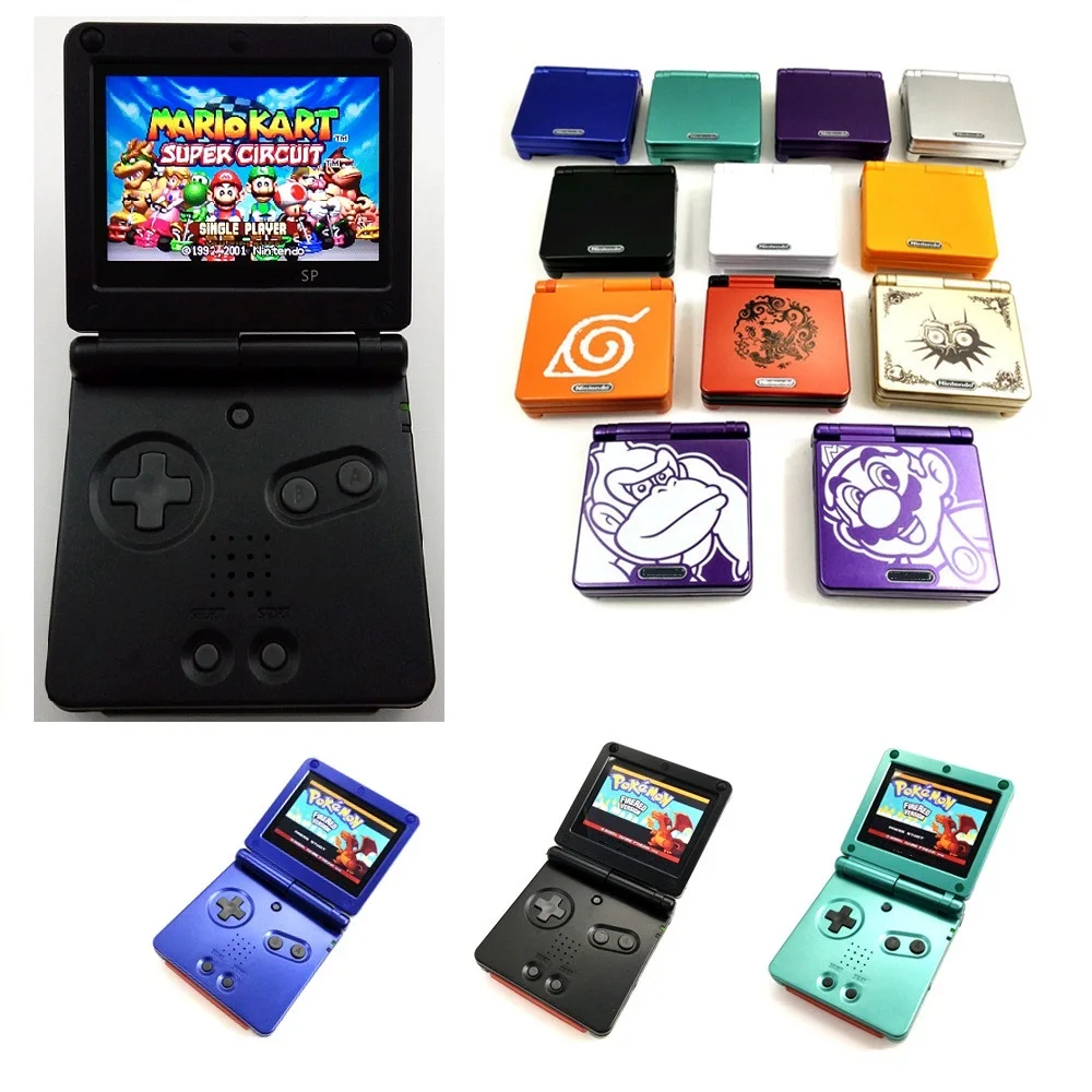 IPS LCD Refurbished For Game Boy SP For GBA SP Console With iPS Backlight Backlit LCD Mod Console & 5 Levels brightness