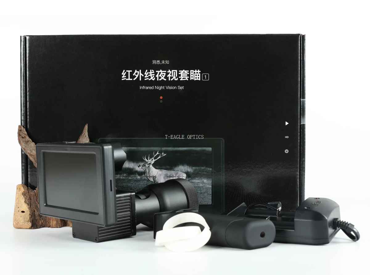 850nm Высокое разрешение инфракрасная система ночного видения тепловизор цифровой экран ручной ночного видения riflescope части