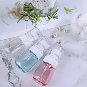

1pc 30ml Travel Transparent Plastic Perfume Atomizer Small Mini Empty Spray Refillable Bottle Cosmetic Sample Containe