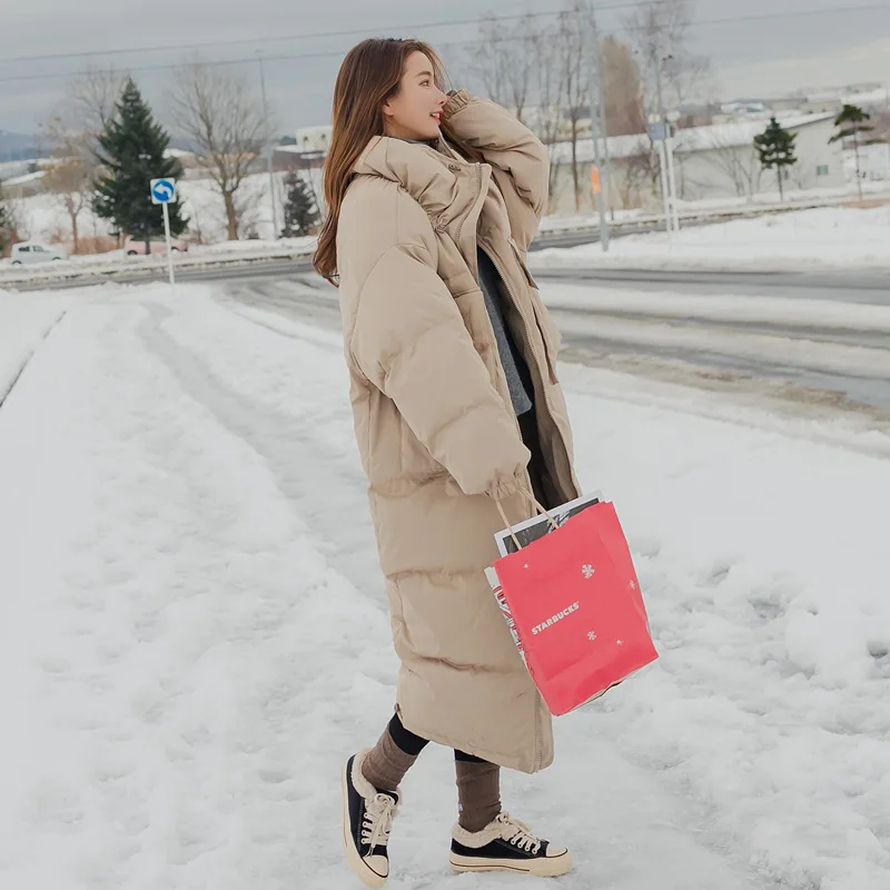 

Main Push Big Goods 2017 Winter New Style Korean-style WOMEN'S Wear Thick Long Cotton-padded Clothes