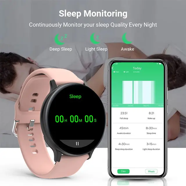 LIGE-reloj inteligente P8 para hombre y mujer, nuevo accesorio de pulsera resistente al agua con seguimiento de actividad deportiva, presión arterial y control de pantalla a Color, compatible con Xiaomi 4