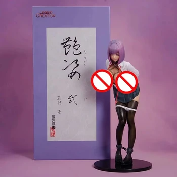 

Anime 21cm Native Kalmia Project rocket Sexy girls Tether Action Figure PVC adult Action Figures Toys Gift