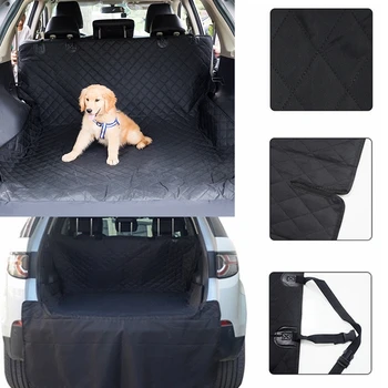 

lWaterproof Oxford Cloth Dog Car Seat Cover, Anti-dirty Auto Trunk Seat Mat，Pet Carriers Protector Hammock Cushion