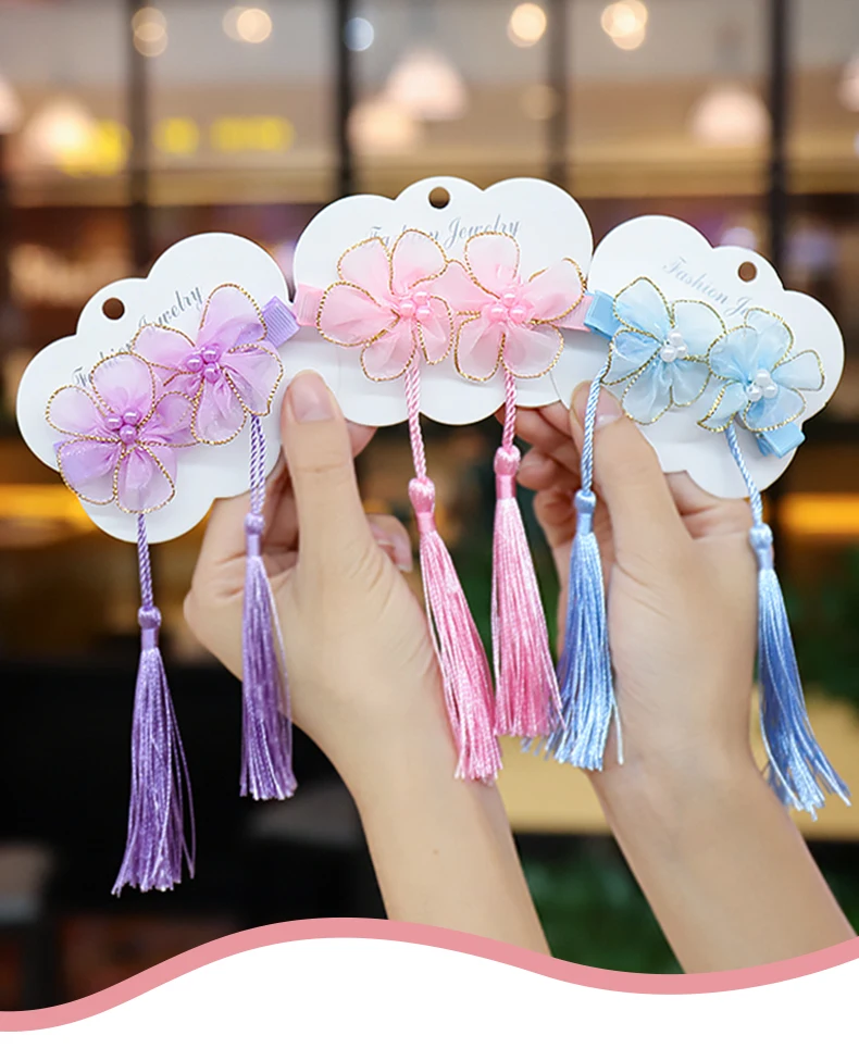Древний головной убор для девочек, головной убор Hanfu, лента, супер волшебный древний стиль, аксессуары для волос, шаговый костюм для девочек
