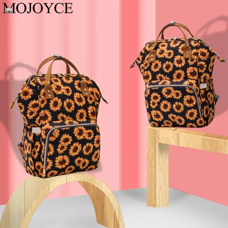 

Mother Backpack Organizer Reusable Waterproof Wear-resistant S-type Widened Shoulder Strap Storage Nursing Large Capacity Bag