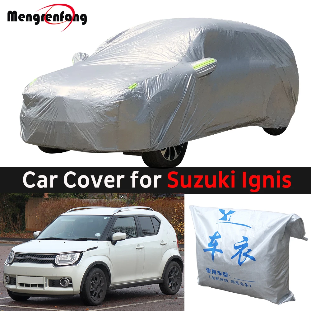 For Suzuki Ignis Subaru Justy Car Cover Outdoor Sun Rain Snow Ice