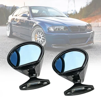 

Black Universal Retro Car Mirrors Rear View Mirror Side Door Wing Mirror Car Rearview Mirror for Benz For-BMW for Ford