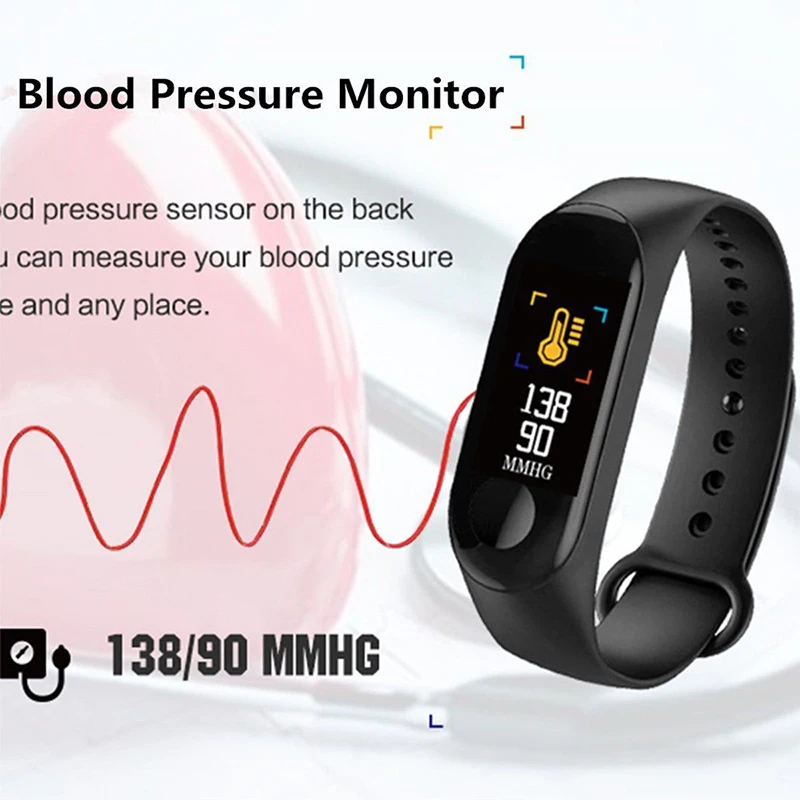 Спортивный умный браслет, браслет для здоровья, фитнес-трекер, кровяное давление, пульсометр, шагомер, умные часы для мужчин, Android iOS