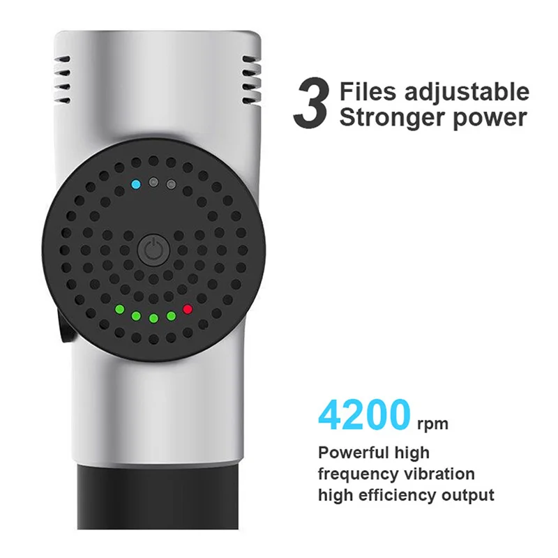Tissue Massage Gun Massager Muscle Stimulator Pain Management Exercise Body Relaxation Shaping Pain Relief Pistola Massageadora 2