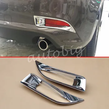 

Chrome Rear Bumper Reflector Cover For 2017 2018 Mazda3 Mazda 3 BN Hatchback Fog Light Lamp Trims Decoration Accessories