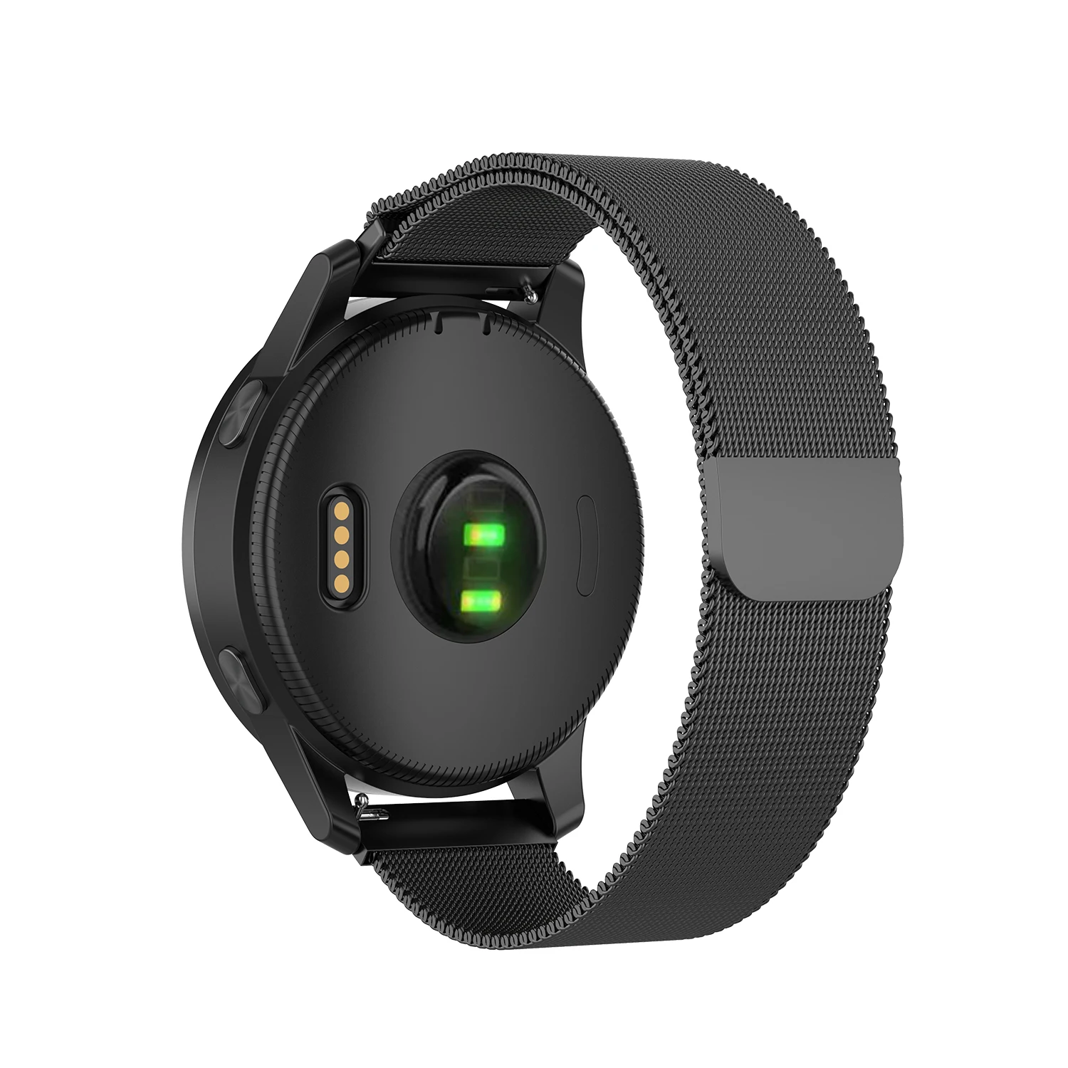 Подходит для Garmin Vivoactive4 сетчатый ремень из нержавеющей стали Миланская петля 22 мм один размер