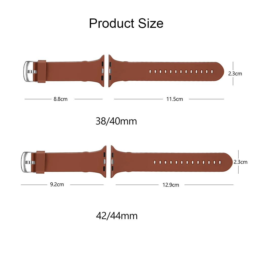 UEBN силиконовый ремешок Винни-Пуха для Apple Watch Series 38 мм 42 мм 40 мм 44 мм ремешок для часов iWatch 2 3 4 сменный Браслет