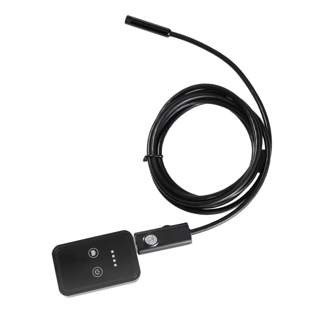 8MM Wireless Universal Wifi Endoscope Camera 2M/5M Cable 6LED Adjustable Waterproof Borescope Snake Tube for Iphone