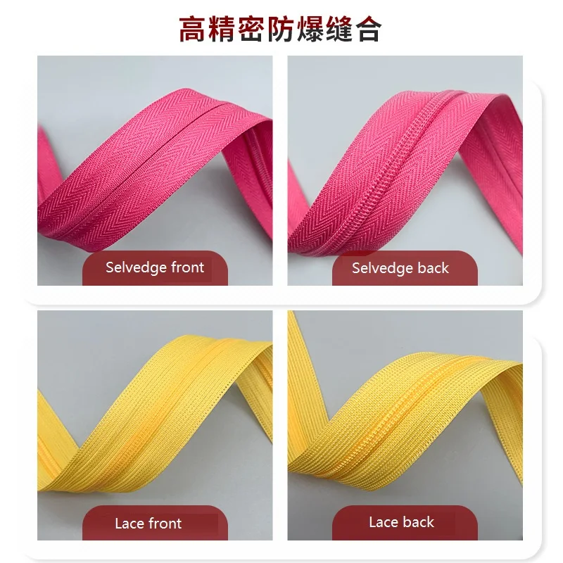 Embroidery Tassels Accessories 10 PCS 3# Nylon Invisible Zipper