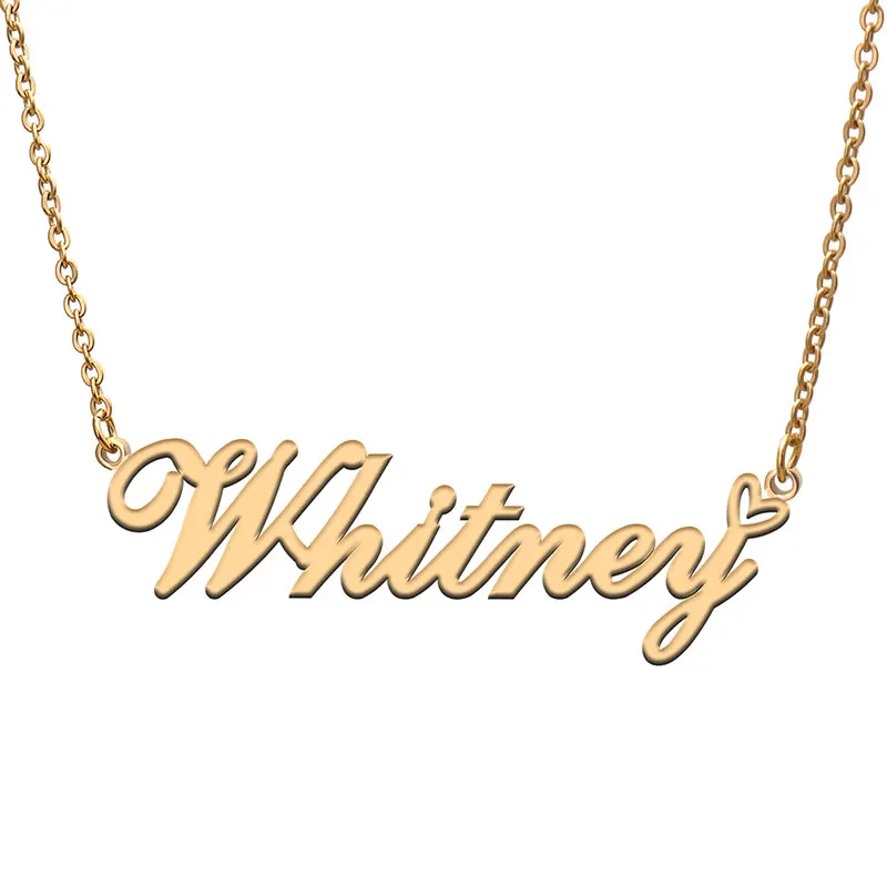 Ожерелье Whitney с сердцем для