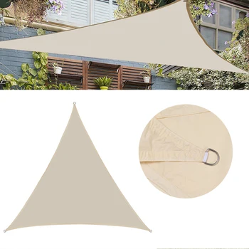 

Outdoor Sun Shade Top Cover Triangle UV Block Desert Canopy Waterproof