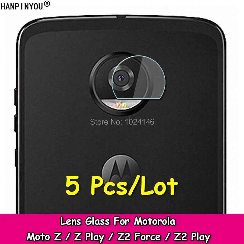 5 шт. для Motorola Moto Z Play Droid / Z2 Force тонкая защитная пленка объектива камеры Закаленное
