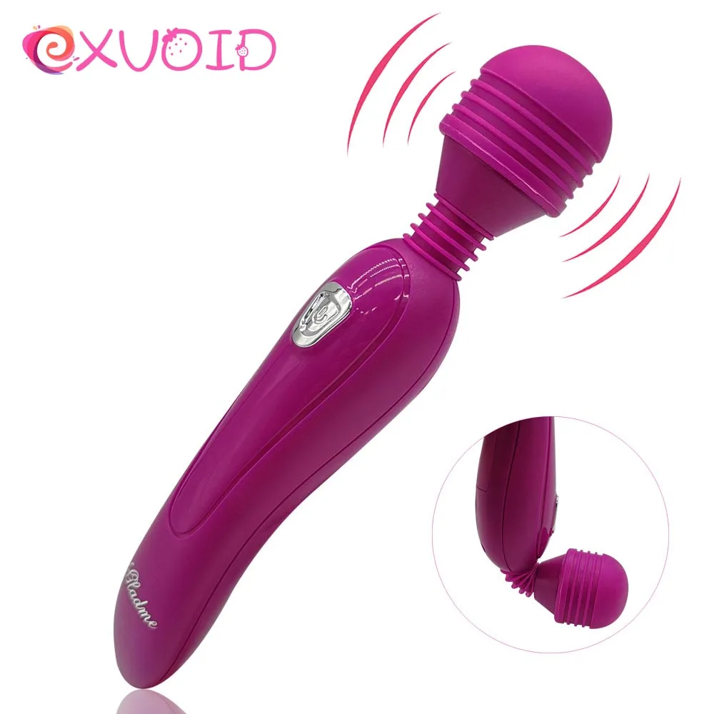 EXVOID вибратор волшебная палочка Стимуляция клитора AV палка интимные игрушки для