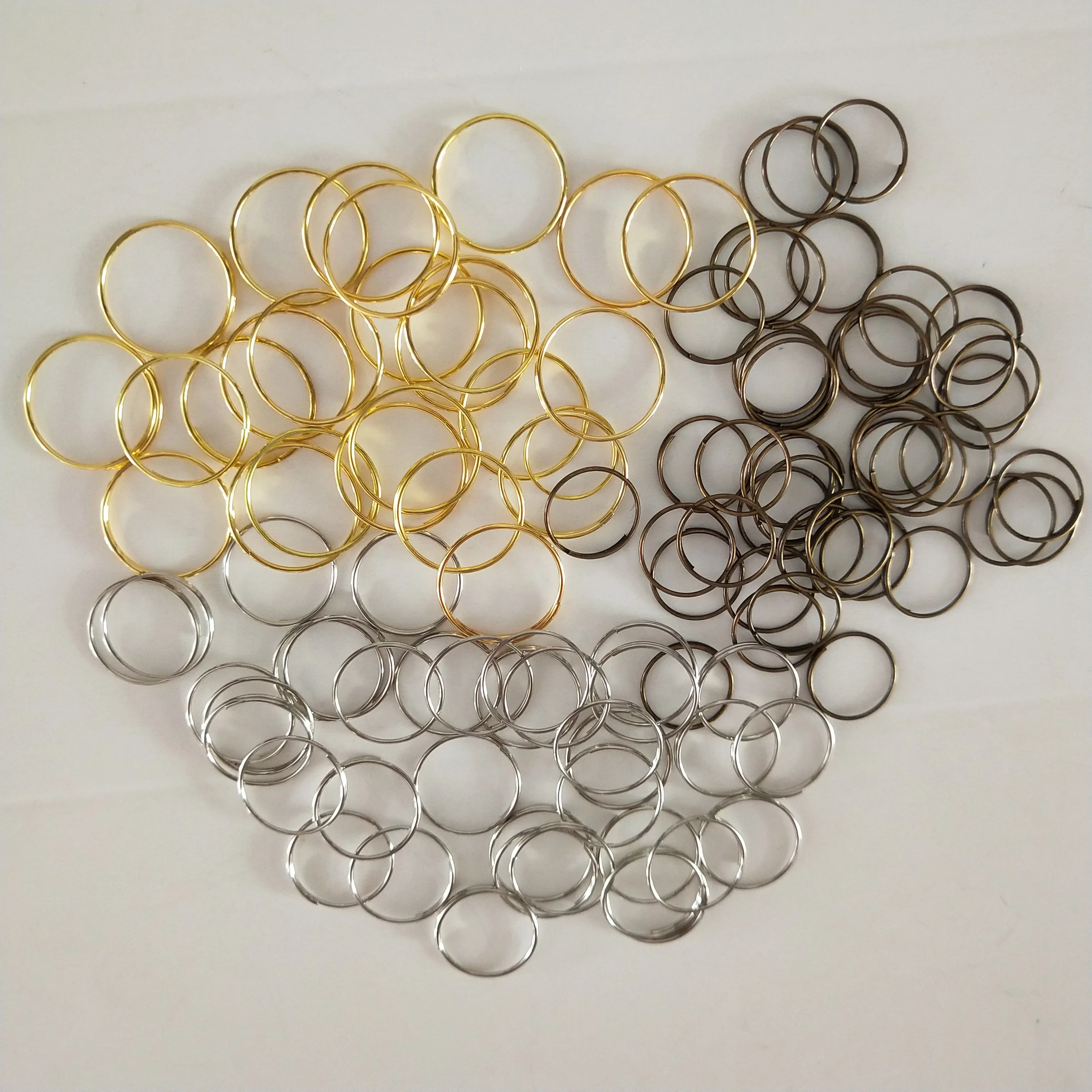 

12mm Multicolor Metal Rings Connectors Handmade Components Chain Connectors