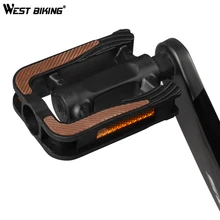 WESTBIKING Road Mountain Bikes Pedals Plastic Steel Ball Bearing Ultralight Bicycle Pedal Board Bike Cycle Accessiores Universal