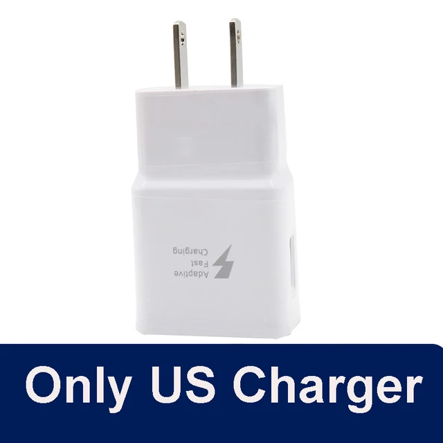 usb c 5v 3a Samsung Galaxy Fast Charger USB Power Adapter 9V1.67A Quick Charge Type C Cable line for Galaxy S10 S8 S9 Plus Note 10 9 8 Plus 12 v usb Chargers