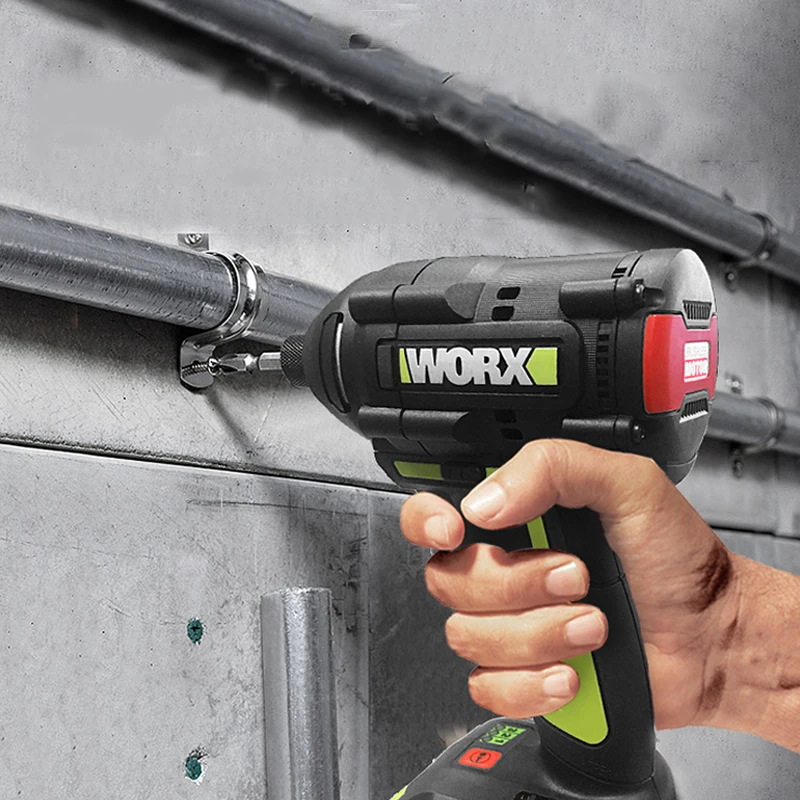 

WORX 20V Lithium Battery Brushless Impact Driver WU294 Rechargeable Electric Screwdriver Power Tool