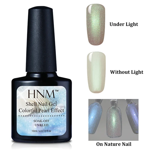 HNM 10 мл в виде ракушки русалки гель-лак для ногтей гибридный лак краска гель-лак уф светодиодный замачиваемый полупостоянный гель-лак - Цвет: 9505