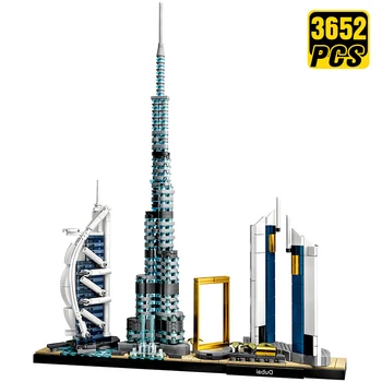 

Ideas Dubai Architecture Building Blocks Creator Expert Technic City Street Houses Bricks Gift for Kids