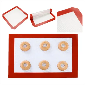 

High temperature resistant Silicone Baking Mat Pad Sheet Baking Pastry Tools Non-Stick Rolling Dough Mat Kitchen Baking Pad
