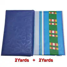 Не хлопок Анкара Африканский полиэстер воск печатает ткань tissu воск высокого качества 6 ярдов африканская ткань для вечерние платья