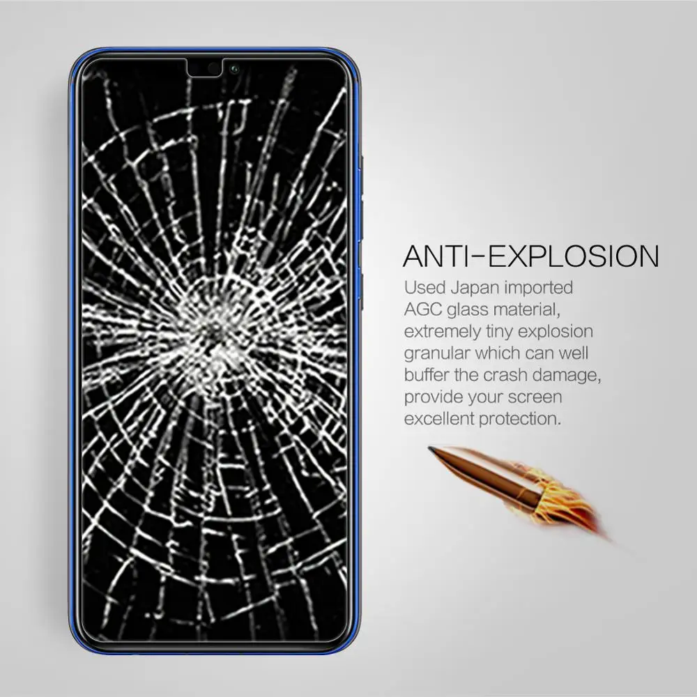 Huawei Honor 8X протектор экрана из закаленного стекла Nillkin 9H жесткий прозрачный защитный закаленное стекло на huawei Honor 8X Nilkin